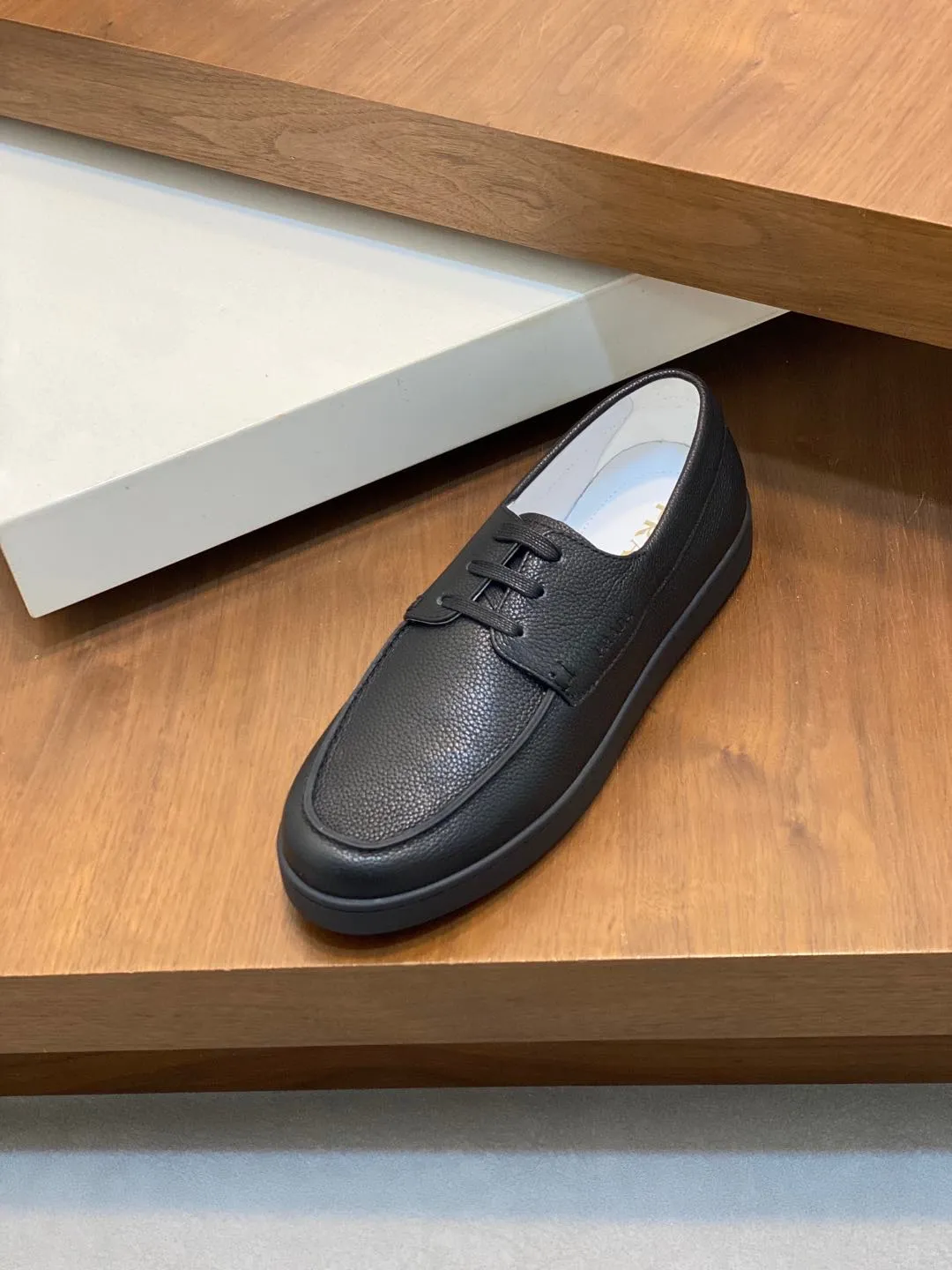 Men's shoes 💰700 [PRADA] Men's shoes are on sale at the counter, sold in Guangzhou, synchronized with the official website, 1 high-quality shipment ✔️ Original cowhide + cowhide lining, 1🆚1 replica, original sole, 38-45 (38.45 custom-made, non-refundable)